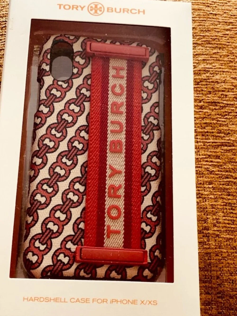 NWT~TORY BURCH~iPhone X/XS Gemini Link Phone Case